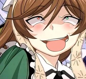 Rating: Safe Score: 0 Tags: 1girl blush braid brown_hair frills green_eyes image long_hair maid necktie open_mouth ribbon solo suiseiseki User: admin