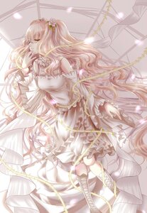Rating: Safe Score: 0 Tags: 1girl bad_id bad_pixiv_id bare_shoulders blonde_hair boots cross-laced_footwear detached_sleeves doll_joints dress entangled eyepatch flower frilled_dress frills hair_flower hair_ornament hand_to_own_mouth hysteria image joints kirakishou knee_boots lolita_fashion long_hair long_sleeves looking_at_viewer petals pink_hair plant rozen_maiden shawl sitting smile solo very_long_hair vines white_dress white_footwear wide_sleeves yellow_eyes User: admin