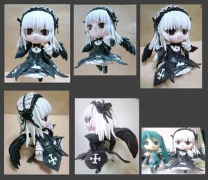 Rating: Safe Score: 0 Tags: 1girl 3d black_wings blush chibi doll dress frills hairband long_sleeves multiple_girls multiple_views photo red_eyes skull solo suigintou white_hair wings User: admin