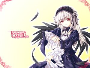 Rating: Safe Score: 0 Tags: 1girl aoi_kumiko black_ribbon black_wings copyright_name cross-laced_clothes detached_collar dress feathers frilled_sleeves frills gothic_lolita hairband head_tilt image juliet_sleeves lolita_fashion lolita_hairband long_hair long_sleeves looking_at_viewer outline photoshop_(medium) pink_eyes puffy_sleeves red_eyes ribbon rozen_maiden silver_hair simple_background skirt_hold smile solo suigintou upper_body wings User: admin