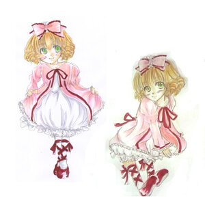 Rating: Safe Score: 0 Tags: 1girl blonde_hair bloomers bow dress frills full_body green_eyes hair_bow hina_ichigo hinaichigo image long_sleeves looking_at_viewer pink_bow pink_dress ribbon short_hair simple_background smile solo standing underwear white_background white_bloomers User: admin