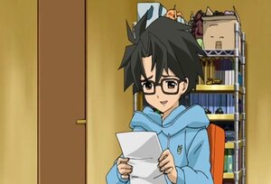 Rating: Safe Score: 0 Tags: 1boy :d black-framed_eyewear black_hair blue-framed_eyewear brown_eyes glasses holding hood human katsuki_yuuri looking_at_viewer open_mouth sakurada_jun screenshot smile solo upper_body User: admin