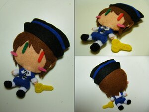 Rating: Safe Score: 0 Tags: 1girl blush_stickers brown_hair chibi doll hat jitome multiple_views simple_background solo souseiseki standing uniform User: admin