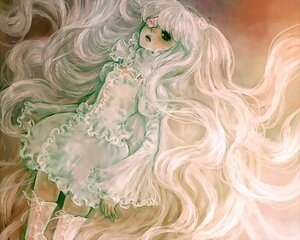 Rating: Safe Score: 0 Tags: 1girl boots dress flower frills hair_flower hair_ornament image kirakishou long_hair pink_hair solo thighhighs traditional_media very_long_hair zettai_ryouiki User: admin