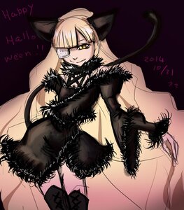 Rating: Safe Score: 0 Tags: 1girl animal_ears blonde_hair cat_ears cat_tail character_name dated eyepatch fur fur_trim image kirakishou long_hair solo tail yellow_eyes User: admin