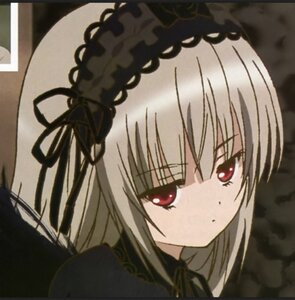 Rating: Safe Score: 0 Tags: 1girl bangs black_ribbon blurry close-up dress eyebrows_visible_through_hair hair_ribbon image long_hair looking_at_viewer red_eyes ribbon solo suigintou User: admin