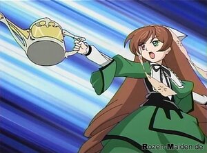 Rating: Safe Score: 0 Tags: 1girl :o brown_hair dress frills green_dress green_eyes hat head_scarf heterochromia holding image long_hair long_sleeves open_mouth parody red_eyes solo standing suiseiseki very_long_hair watering_can User: admin