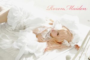 Rating: Safe Score: 0 Tags: 1girl auto_tagged blonde_hair dress gloves kirakishou lips long_hair looking_at_viewer solo white_dress User: admin