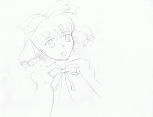 Rating: Safe Score: 0 Tags: 1girl :d auto_tagged bow hair_bow hinaichigo image monochrome open_mouth ribbon smile solo upper_body User: admin