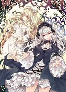 Rating: Safe Score: 0 Tags: 2girls blonde_hair dress flower frills hairband image kirakishou lolita_fashion lolita_hairband long_hair long_sleeves looking_at_viewer multiple_girls pair red_eyes silver_hair smile suigintou very_long_hair white_dress yellow_eyes User: admin