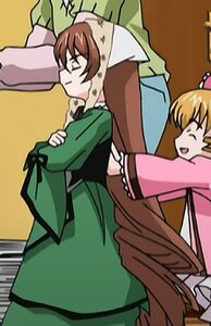 Rating: Safe Score: 0 Tags: 2girls ^_^ blonde_hair brown_hair closed_eyes dress green_dress head_scarf hina_ichigo hinaichigo hug image long_hair long_sleeves multiple_girls open_mouth pair profile siblings sisters smile suiseiseki User: admin