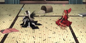 Rating: Safe Score: 0 Tags: black_hair image pair petals shinku suigintou sword weapon User: admin
