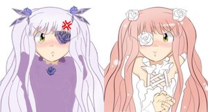 Rating: Safe Score: 0 Tags: 2girls :t anger_vein auto_tagged barasuishou blush dress eyepatch flower frills image kirakishou long_hair long_sleeves multiple_girls pair pink_hair pout rose silver_hair upper_body white_flower white_rose yellow_eyes User: admin