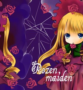 Rating: Safe Score: 0 Tags: 1girl blonde_hair blue_eyes bonnet bow dress flower image long_hair long_sleeves pink_flower pink_rose red_dress red_flower red_rose rose shinku solo User: admin