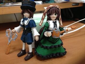 Rating: Safe Score: 0 Tags: 2girls blue_dress brown_hair doll dress green_dress hat heterochromia long_sleeves multiple_dolls multiple_girls pantyhose photo short_hair siblings sisters souseiseki standing suiseiseki tagme twins white_legwear User: admin