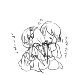Rating: Safe Score: 0 Tags: ahoge chibi flying_sweatdrops greyscale hair_ornament hairclip image monochrome pair souseiseki striped suigintou User: admin