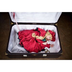Rating: Safe Score: 0 Tags: 1girl blonde_hair closed_eyes dress hat long_sleeves lying red_dress shinku sleeping solo User: admin