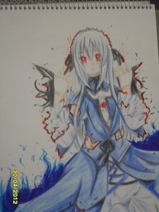 Rating: Safe Score: 0 Tags: 1girl blood dress hairband image long_hair long_sleeves looking_at_viewer photo red_eyes solo suigintou torn_clothes traditional_media wide_sleeves User: admin