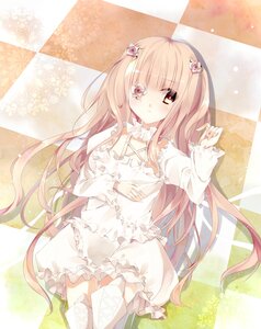 Rating: Safe Score: 0 Tags: 1girl argyle argyle_background argyle_legwear board_game checkered checkered_background checkered_floor checkered_kimono checkered_skirt chess_piece choker dress hair_ornament image kirakishou long_hair lying on_back on_floor perspective pink_hair plaid_background solo thighhighs tile_floor tile_wall tiles very_long_hair User: admin