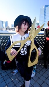 Rating: Safe Score: 0 Tags: 1girl black_hair chain-link_fence fence hat lips looking_at_viewer nail_polish short_hair solo souseiseki standing User: admin