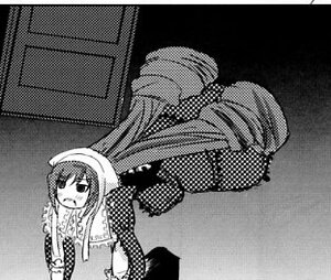 Rating: Safe Score: 0 Tags: 1girl fence greyscale halftone hat image long_sleeves monochrome rain solo suiseiseki User: admin
