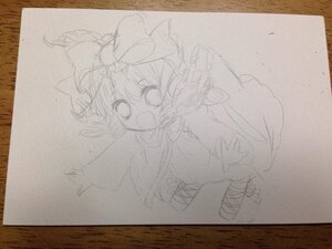 Rating: Safe Score: 0 Tags: 1girl bow cape cloak graphite_(medium) hair_bow hat hinaichigo image long_sleeves looking_at_viewer marker_(medium) monochrome open_mouth photo shikishi sketch smile solo traditional_media User: admin