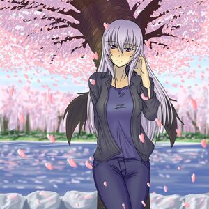 Rating: Safe Score: 0 Tags: 1girl blurry blush cherry_blossoms image long_hair pants petals purple_eyes smile solo spring_(season) suigintou User: admin