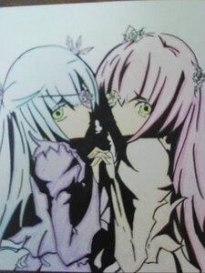 Rating: Safe Score: 0 Tags: barasuishou dress green_eyes grey_hair image kirakishou long_hair looking_at_viewer multiple_girls pair User: admin