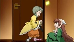 Rating: Safe Score: 0 Tags: 2girls :o apron brown_hair dress green_eyes image kanaria long_hair long_sleeves multiple_girls open_mouth pair parody profile short_hair suiseiseki User: admin