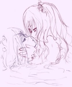 Rating: Safe Score: 0 Tags: 1boy 1girl auto_tagged barasuishou hair_ornament image kirakishou long_hair monochrome pair sketch User: admin