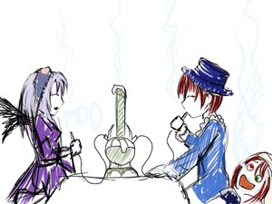 Rating: Safe Score: 0 Tags: 2girls image long_sleeves multiple multiple_girls open_mouth red_hair siblings sisters souseiseki suigintou tagme User: admin