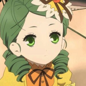 Rating: Safe Score: 0 Tags: 1girl blush drill_hair face green_eyes green_hair hair_ornament hat image kanaria looking_at_viewer solo tomoe_mami twin_drills User: admin