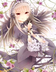Rating: Safe Score: 0 Tags: 1girl dress flower frills hairband image lolita_fashion long_hair long_sleeves pink_flower pink_rose plant purple_rose ribbon rose silver_hair smile solo suigintou thorns vines wings User: admin