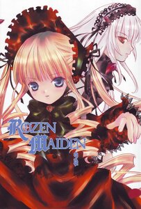 Rating: Safe Score: 0 Tags: 2girls blonde_hair blue_eyes bonnet cover cover_page doujin_cover dress drill_hair frills hairband image long_hair long_sleeves looking_at_viewer multiple_girls pair red_dress shinku silver_hair simple_background suigintou twintails white_background User: admin