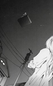 Rating: Safe Score: 0 Tags: 1girl greyscale gun image long_hair monochrome sky solo suiseiseki weapon User: admin