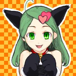 Rating: Safe Score: 0 Tags: 1girl :d ahoge animal_ears argyle argyle_background argyle_legwear bare_shoulders cat_ears checkered checkered_background checkered_floor checkered_kimono checkered_scarf checkered_skirt chess_piece choker gloves green_eyes green_hair hair_ornament heart image kanaria long_hair open_mouth orange_background paws perspective pixel_art plaid_background smile solo tile_floor tiles yellow_background User: admin