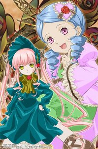 Rating: Safe Score: 0 Tags: 2girls :d blue_hair crown dress drill_hair flower frills green_dress hair_flower hair_ornament image kanaria long_hair looking_at_viewer multiple_girls open_mouth pair pink_eyes pink_hair purple_eyes rose shinku smile twin_drills User: admin