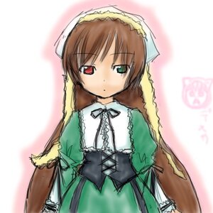 Rating: Safe Score: 0 Tags: 1girl brown_hair dress frills green_dress green_eyes heterochromia image long_hair long_sleeves looking_at_viewer red_eyes simple_background solo suiseiseki upper_body very_long_hair User: admin