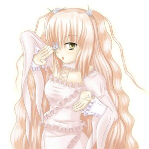 Rating: Safe Score: 0 Tags: 1girl blonde_hair dress frills hair_ornament image kirakishou long_hair long_sleeves looking_at_viewer pink_hair simple_background solo striped striped_background vertical_stripes very_long_hair yellow_eyes User: admin