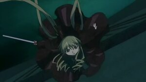 Rating: Safe Score: 0 Tags: 1girl blonde_hair dark drill_hair green_hair image long_hair long_sleeves shinku solo twin_drills User: admin