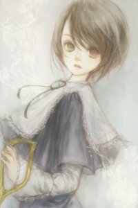Rating: Safe Score: 0 Tags: 1girl brown_hair capelet commentary_request dress frills from_side green_eyes heterochromia highres image long_sleeves looking_at_viewer rozen_maiden scissors short_hair solo souseiseki upper_body yukishiro_(hitsuji) User: admin