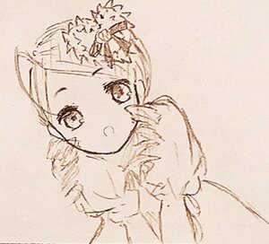 Rating: Safe Score: 0 Tags: 1girl :o blush flower image kanaria monochrome open_mouth solo upper_body User: admin