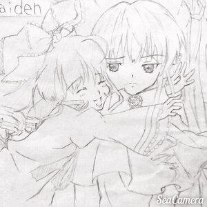 Rating: Safe Score: 0 Tags: 2girls bow closed_eyes greyscale hakurei_reimu hinaichigo hug image kirisame_marisa long_hair monochrome multiple_girls open_mouth pair shinku smile User: admin