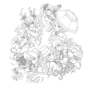 Rating: Safe Score: 0 Tags: 6+girls bonnet bow dress elbow_gloves flower frills gloves hairband hat hina_ichigo holding_umbrella image long_hair monochrome multiple multiple_girls parasol rose short_hair smile souseiseki suiseiseki tagme top_hat twintails umbrella User: admin