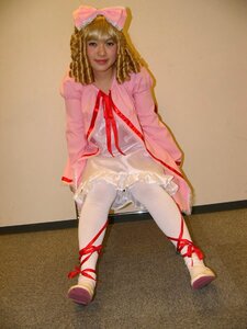 Rating: Safe Score: 0 Tags: 1girl 3d blonde_hair bow curly_hair dress drill_hair hair_bow hina_ichigo hinaichigo photo photorealistic pink_bow realistic ribbon shoes sitting solo User: admin