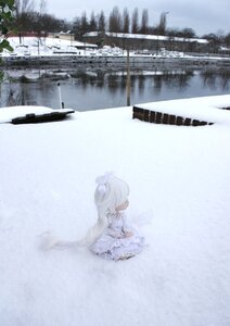 Rating: Safe Score: 0 Tags: 1girl blurry building day doll dress frills kirakishou long_hair long_sleeves motion_blur outdoors sitting sky solo very_long_hair white_dress User: admin