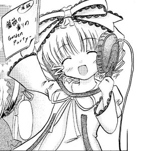 Rating: Safe Score: 0 Tags: 1girl artist_request blush closed_eyes dress drill_hair greyscale hina_ichigo hinaichigo image long_sleeves lowres monochrome open_mouth ribbon rozen_maiden simple_background sketch smile solo upper_body User: admin
