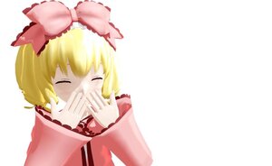 Rating: Safe Score: 0 Tags: 1girl blonde_hair bow closed_eyes hair_bow hina_ichigo hinaichigo image long_sleeves pink_bow pink_dress short_hair simple_background smile solo upper_body white_background User: admin