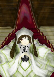 Rating: Safe Score: 0 Tags: 1girl auto_tagged brown_hair curtains dress green_eyes heterochromia image long_hair long_sleeves looking_at_viewer open_mouth red_eyes ribbon solo suiseiseki twintails User: admin
