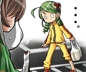 Rating: Safe Score: 0 Tags: 2girls ahoge bag brown_hair drill_hair green_hair image kanaria o_o solo sweat twin_drills User: admin